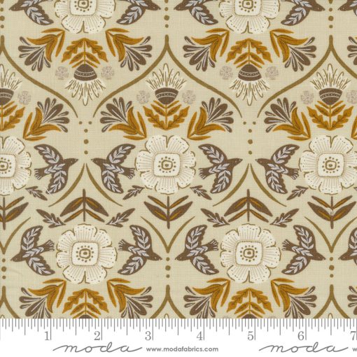 Folk & Lore Mushroom Flight of Fancy Yardage by Fancy That Design House for Moda Fabrics