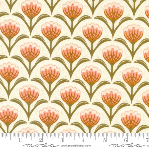 Quaint Cottage Cloud Florets Yardage by Gingiber for Moda Fabrics