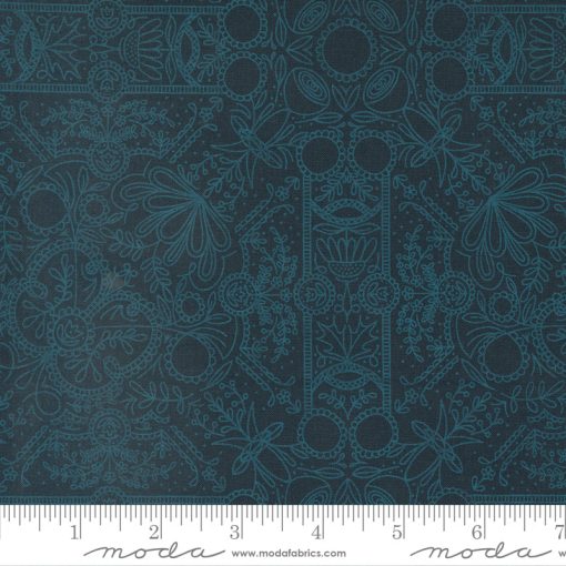 Quaint Cottage Midnight Lace Yardage by Gingiber for Moda Fabrics