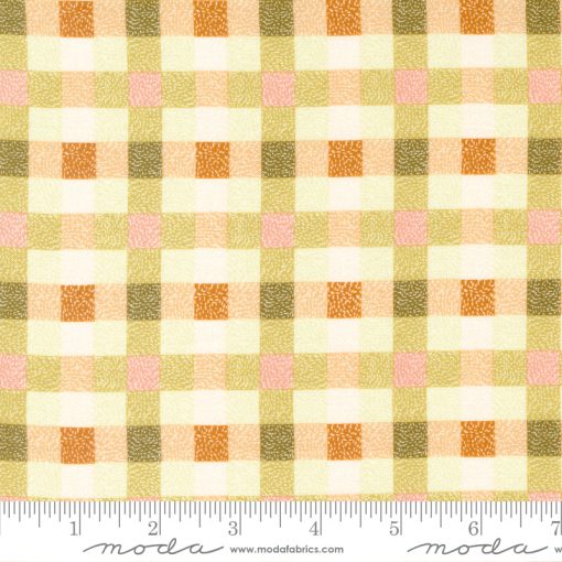 Quaint Cottage Blush Twisted Check Yardage by Gingiber for Moda Fabrics