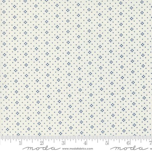 Eyelet Midnight Jeans Basics Yardage by Fig Tree & Co. for Moda Fabrics