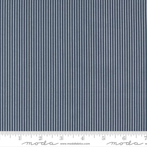 Sunnyside Navy Stripes Yardage by Camille Roskelley for Moda Fabrics