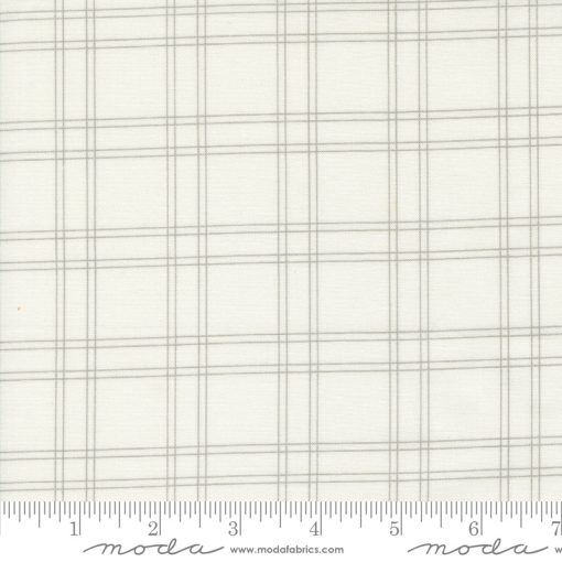 Shoreline Cream Grey Plaid Yardage by Camille Roskelley for Moda Fabrics