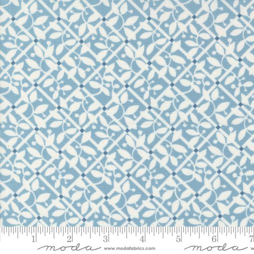 Shoreline Light Blue Lattice Yardage by Camille Roskelley for Moda Fabrics