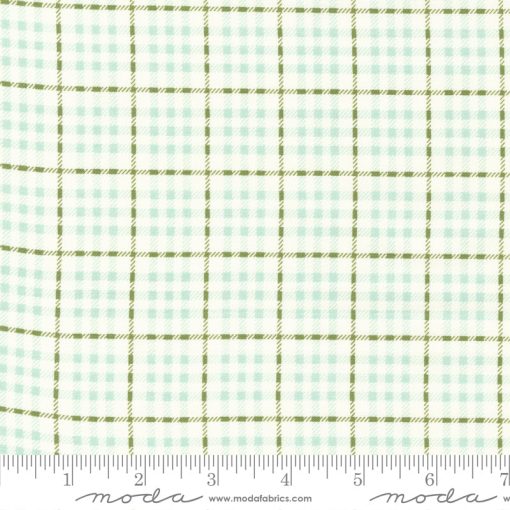 Main Street Vanilla Sky Picnic Plaid Yardage by Sweetwater for Moda Fabrics