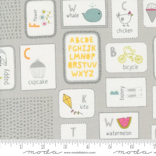 Shine Stormy Flashcards Yardage by Sweetwater for Moda Fabrics