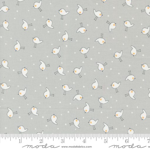 Shine Stormy Little Birdie Yardage by Sweetwater for Moda Fabrics