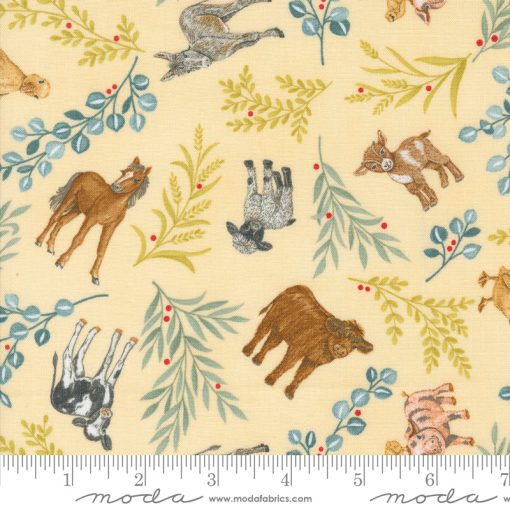 Willow's Farm Sunshine Farm Animals Yardage by Deb Strain for Moda Fabrics