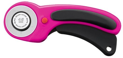 45MM Ergonomic Rotary Magenta Cutter by Olfa - Image 2