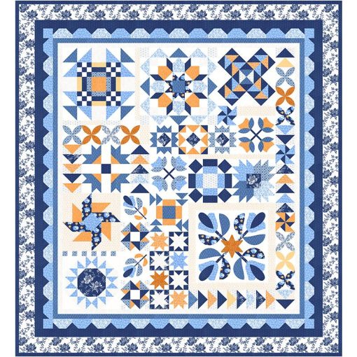 Denim & Daisies Halloween Figs Quilt Kit