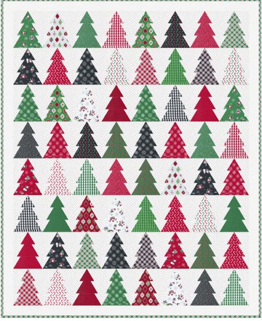 Candy Cane Lane Alpine Quilt Kit