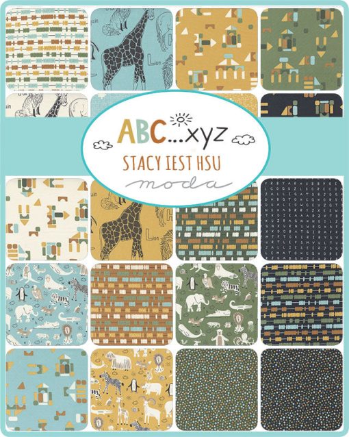 ABC XYZ Layer Cake by Stacy Iest Hsu for Moda Fabrics - Image 2