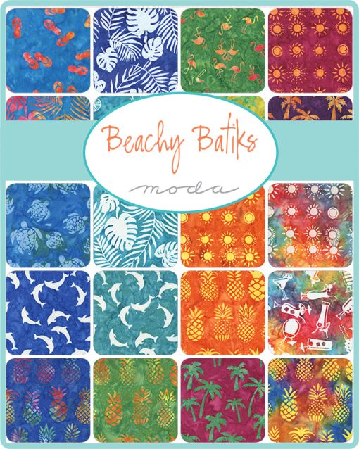 Beachy Batiks Layer Cake by Moda Fabrics - Image 2