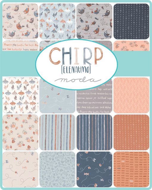 Chirp Fat Quarter Bundle by Elena Amo for Moda Fabrics - Image 2