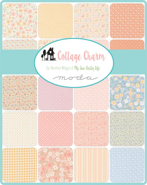 PREORDER Cottage Charm Fat Quarter Bundle by Heather Briggs for Moda Fabrics - Image 2