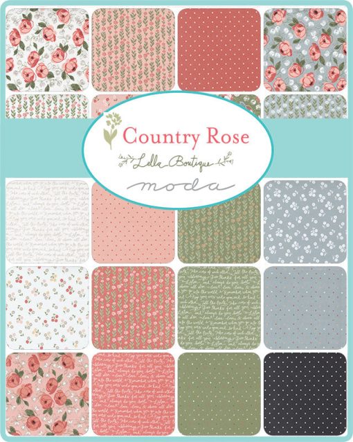 Country Rose Fat Eighth Bundle by Lella Boutique for Moda Fabrics - Image 2