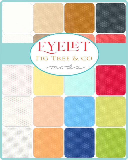 Eyelet Fat Quarter Bundle by Fig Tree & Co. for Moda Fabrics - Image 2