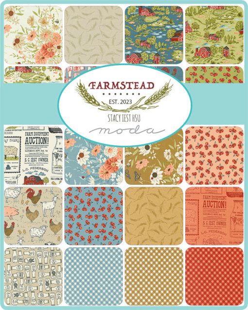 Farmstead Fat Quarter Bundle by Stacy Iest Hsu for Moda Fabrics - Image 2