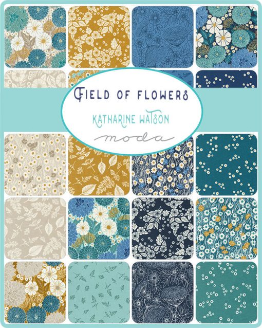 Field of Flowers Charm Pack by Katharine Watson for Moda Fabrics - Image 2