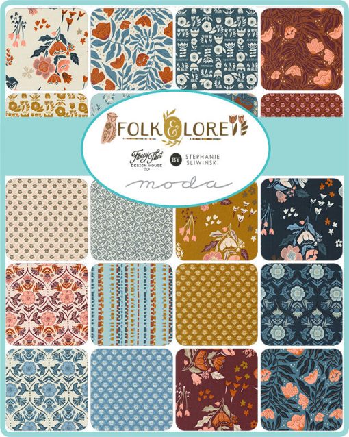 Folk & Lore Layer Cake by Fancy That Design House for Moda Fabrics - Image 2