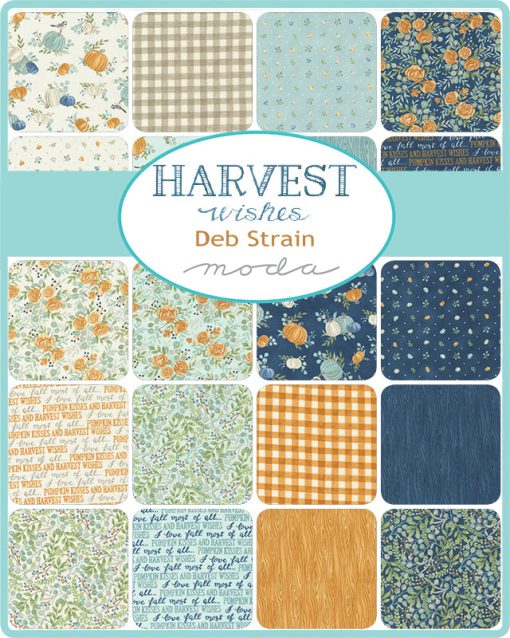 Harvest Wishes Jelly Roll by Deb Strain for Moda Fabrics - Image 2