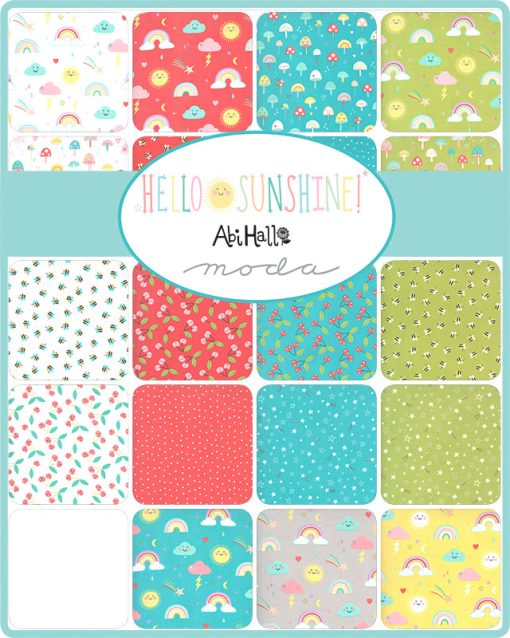 Hello Sunshine Fat Quarter Bundle by Abi Hall for Moda Fabrics - Image 2