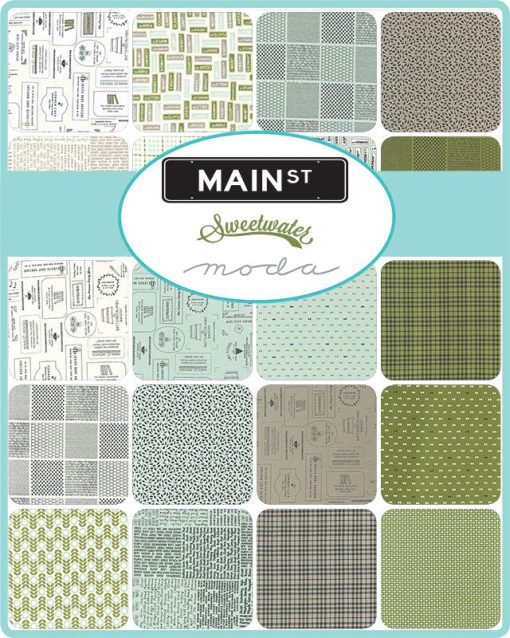 Main Street Charm Pack by Sweetwater for Moda Fabrics - Image 2