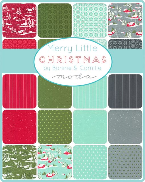 Merry Little Christmas Fat Quarter Bundle by Bonnie & Camille for Moda Fabrics - Image 2