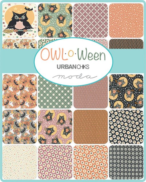 Owl-O-Ween Jelly Roll by Urban Chiks for Moda Fabrics - Image 2