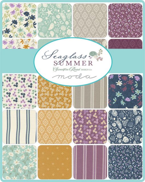 PREORDER Seaglass Summer Fat Quarter Bundle by Sweetfire Road for Moda Fabrics - Image 3