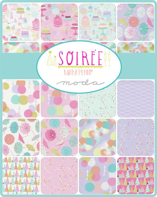 Soiree Layer Cake by Mara Penny for Moda Fabrics - Image 2