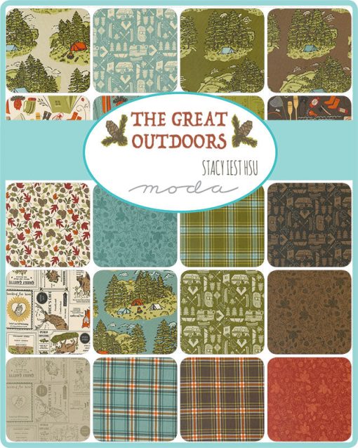 The Great Outdoors Fat Quarter Bundle by Stacy Iest Hsu for Moda Fabrics - Image 2