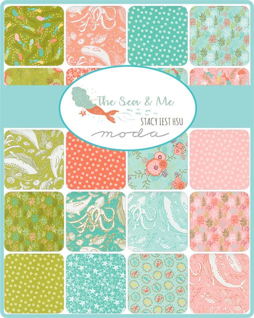 The Sea & Me Fat Quarter Bundle by Stacy Iest Hsu for Moda Fabrics - Image 2