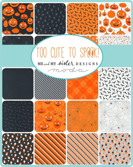 Too Cute To Spook Fat Quarter Bundle by Me & My Sister Designs for Moda Fabrics - Image 2