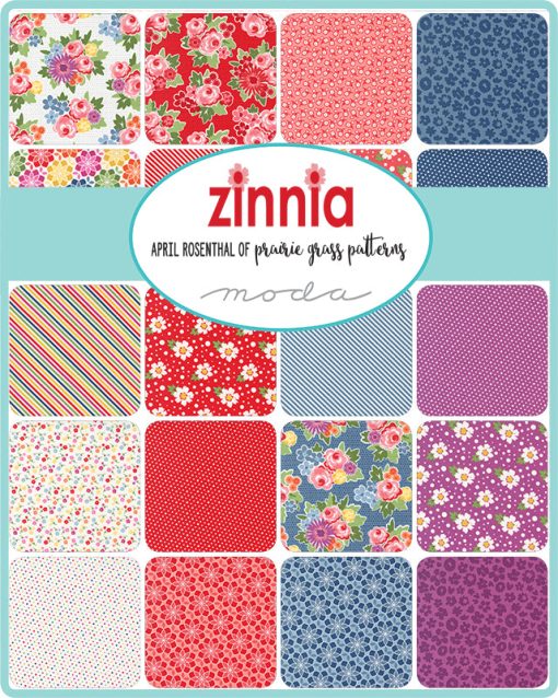 Zinnia Jelly Roll by April Rosenthal for Moda Fabrics - Image 2