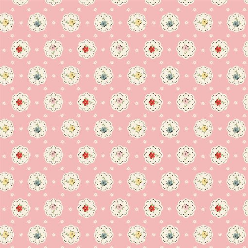 My Favorite Things Pink Bake Sale Yardage by Lori Woods for Poppie Cotton Fabrics