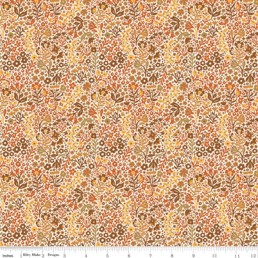 The Old Garden Cream Arthur Yardage by Danelys Sidron for Riley Blake Designs