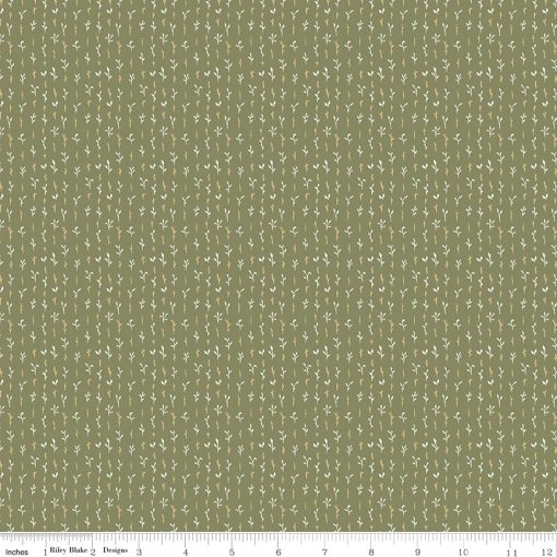 The Old Garden Sage Gloria Yardage by Danelys Sidron for Riley Blake Designs