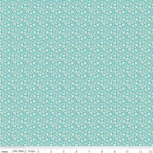 Feed My Soul Sky Daisies Yardage by Sandy Gervais for Riley Blake Designs