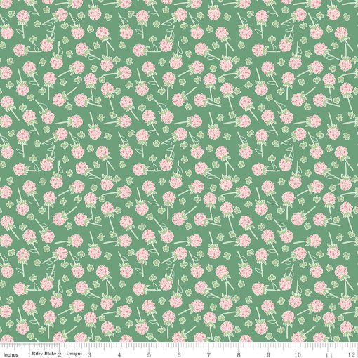 Clover Farm Green Clover Yardage by Gracey Larson for Riley Blake Designs