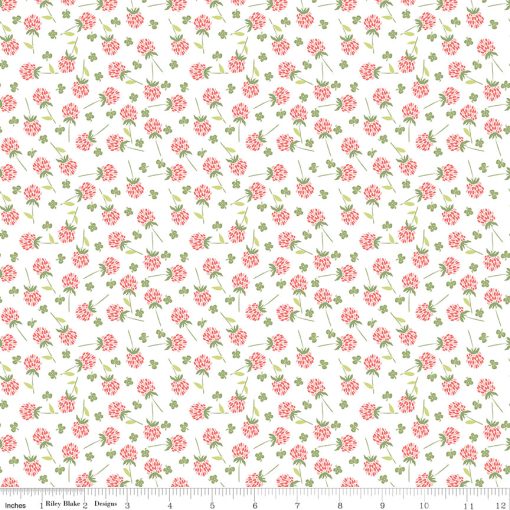 Clover Farm White Clover Yardage by Gracey Larson for Riley Blake Designs