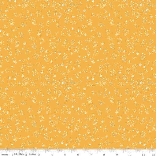 Farm Livin' Yellow Grass Yardage by Diane Labombarbe for Riley Blake Designs