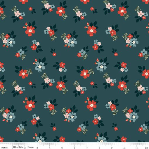 Vintage Charm Midnight Floral Yardage by Dani Mogstad for Riley Blake Designs