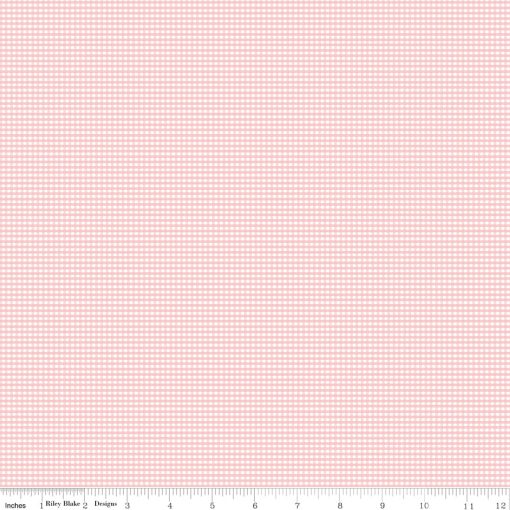 Gingham Frosting Micro Gingham Yardage by Riley Blake Designs