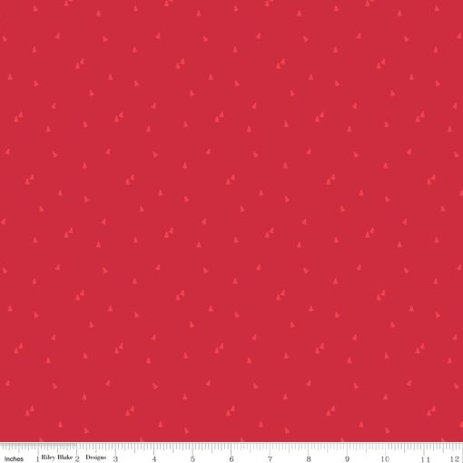 BOLT END 23" Seasonal Basics Red Trees Yardage by Riley Blake Designs