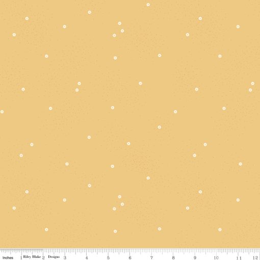 Dainty Daisy Honey Yardage by Beverly McCullough for Riley Blake Designs