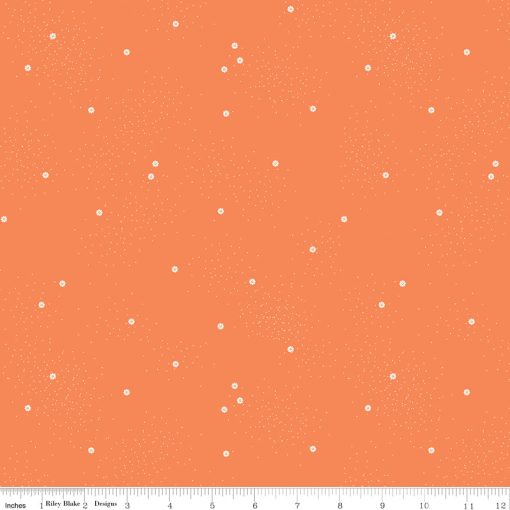 Dainty Daisy Pumpkin Yardage by Beverly McCullough for Riley Blake Designs