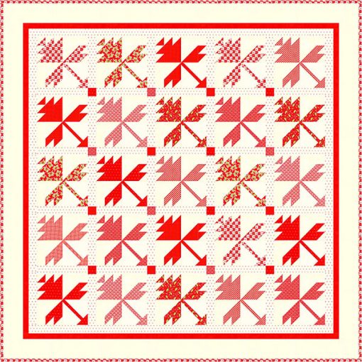 Christmas Flowers Quilt Pattern by Fig Tree & Co. - Image 2