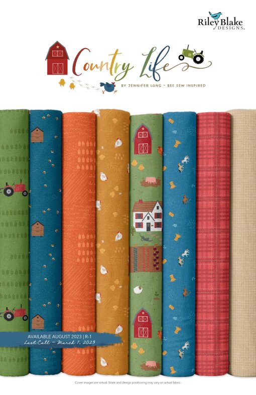 Country Life 2.5" Rolie Polie by Jennifer Long for Riley Blake Designs - Image 2