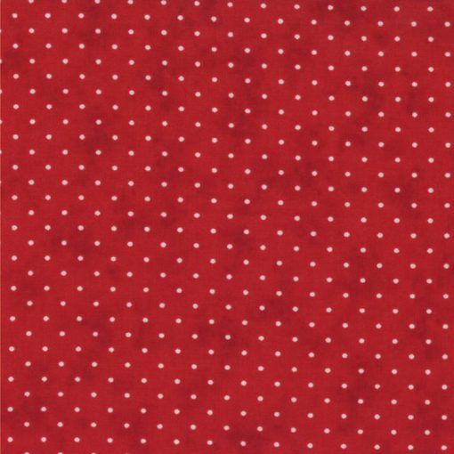 Essential Dots Country Red Yardage by Moda Fabrics